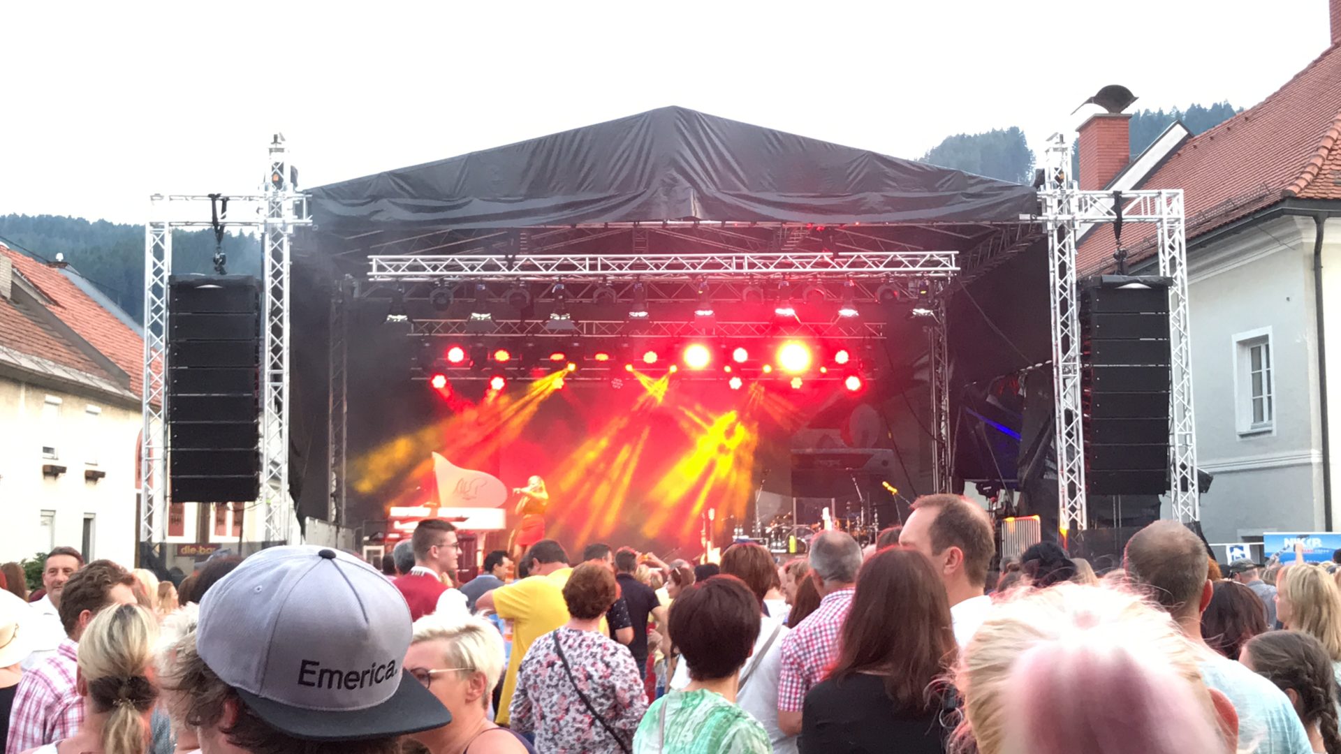 10x7m Bühne, Open Air Bühne